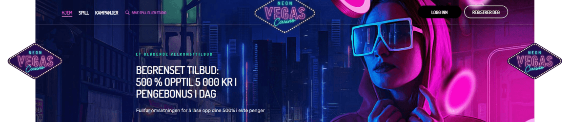 NeonVegas Casino banner