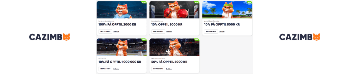 odds kampanjer cazimbo casino