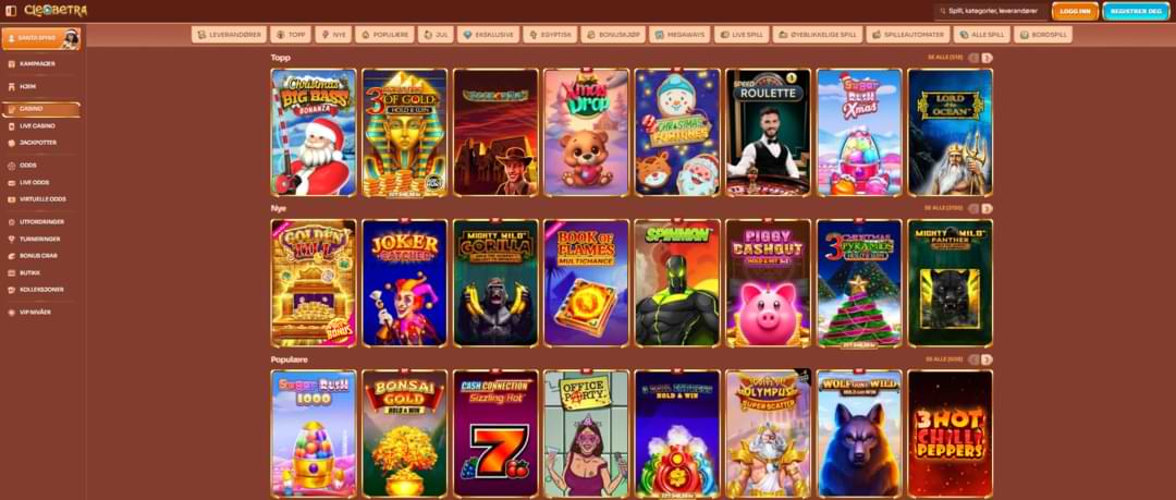 Cleobetra Casino Spill