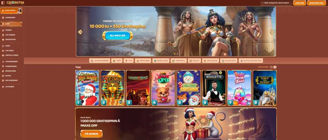 Cleobetra Casino Offisielle Nettside