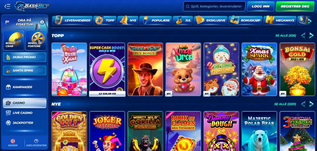 Spill hos BassBet Casino